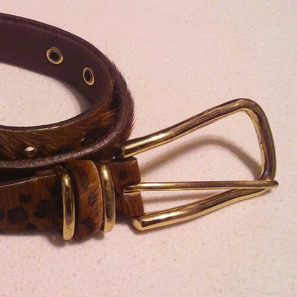 Express Leopard Print (m)Belt Gen.Leather - Picture 2 of 7